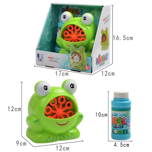 Frog Automatic Bubble Machine Gun