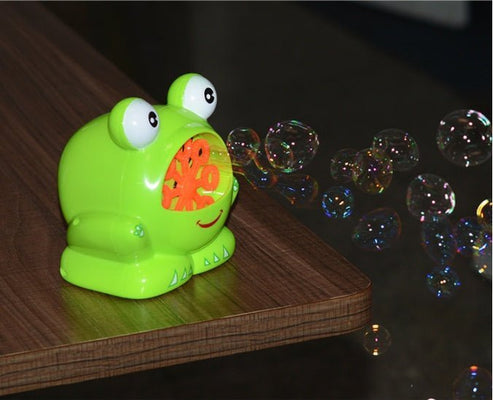 Frog Automatic Bubble Machine Gun