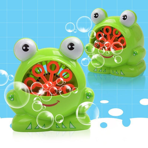 Frog Automatic Bubble Machine Gun