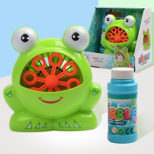 Frog Automatic Bubble Machine Gun