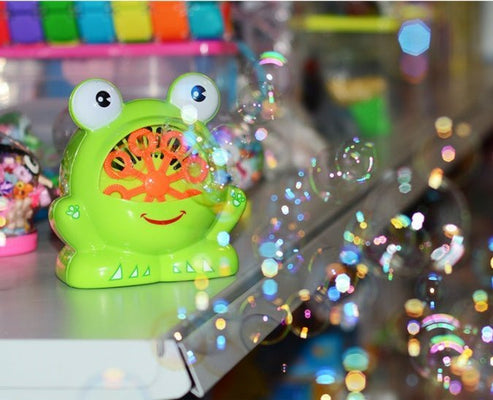 Frog Automatic Bubble Machine Gun