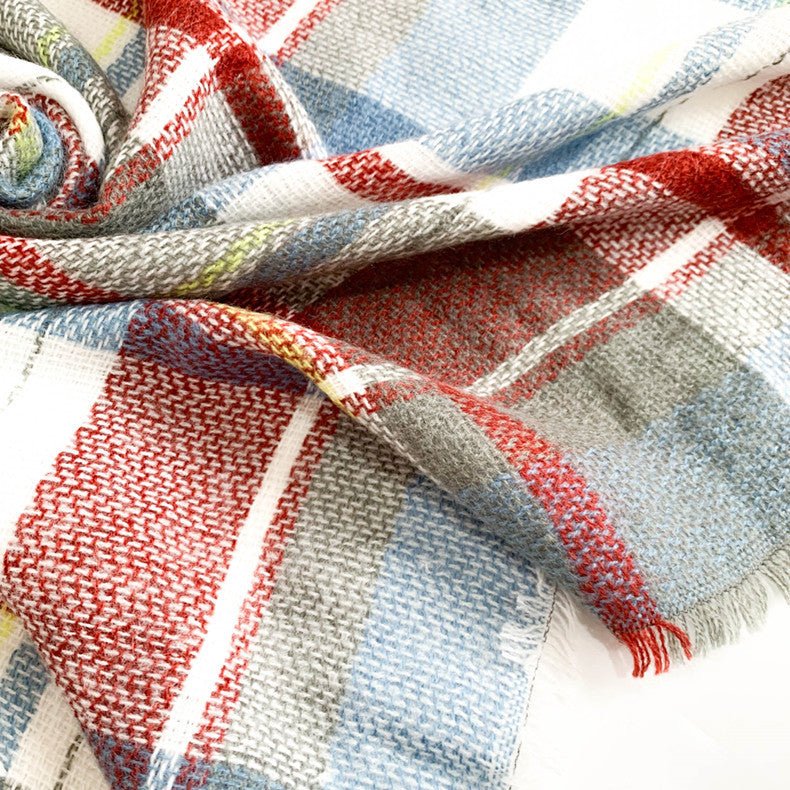 Square Blanket Talma Scarf Women's Neck Warmer Plus-sized Size Talma