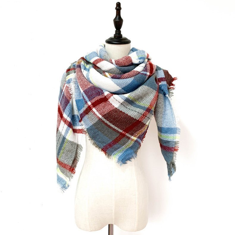 Square Blanket Talma Scarf Women's Neck Warmer Plus-sized Size Talma